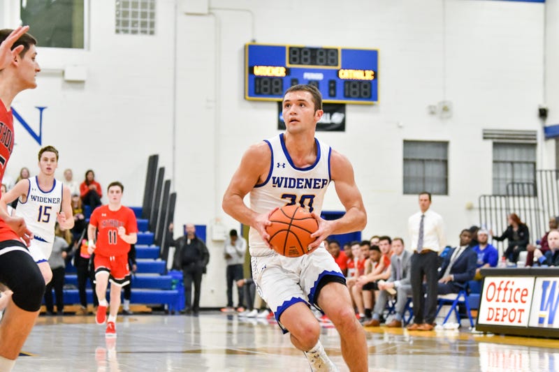 Widener junior guard Jared Peters.