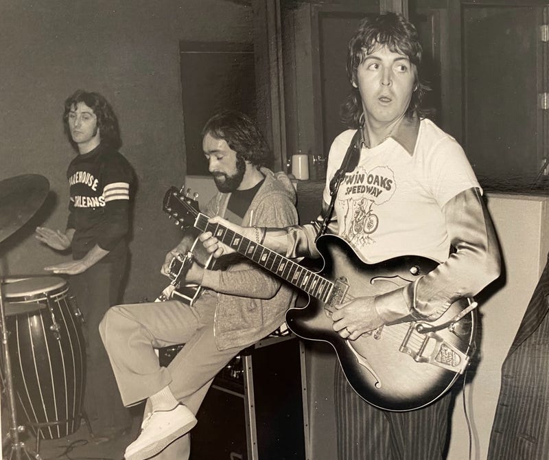 Paul McCartney & Dave Mason Recording In New Orleans In 1975