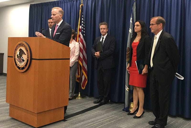 U.S. Attorney McSwain charges Jeffery Blackwell, who was Community Affairs Director for the City Controller’s office, with wire fraud, bribery and filing false tax returns.