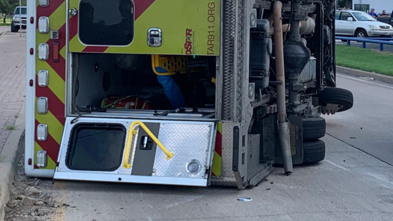 Ambulance crew injured in Fort Worth crash during Move Over Awareness month