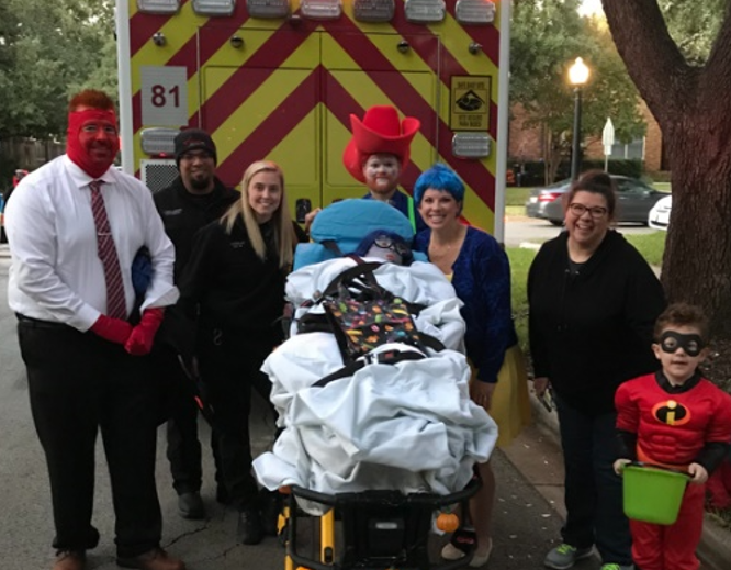 MedStar ambulance crews help kids in special need of Halloween assistance