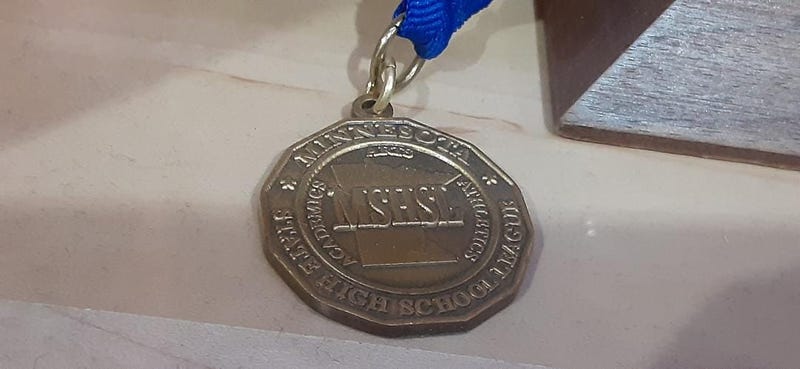 High school league medal