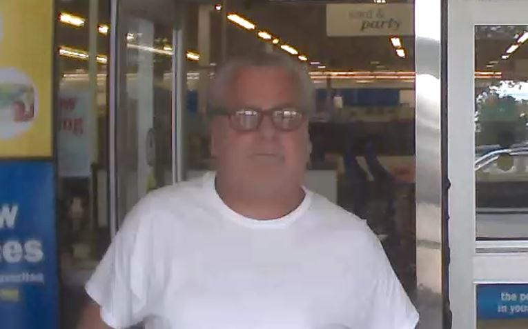 Suspect in the keying of a car in a Meijer parking lot.