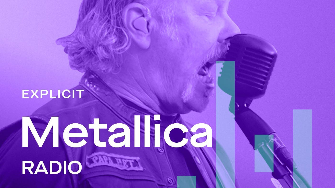 Listen to Metallica Radio, only on Audacy