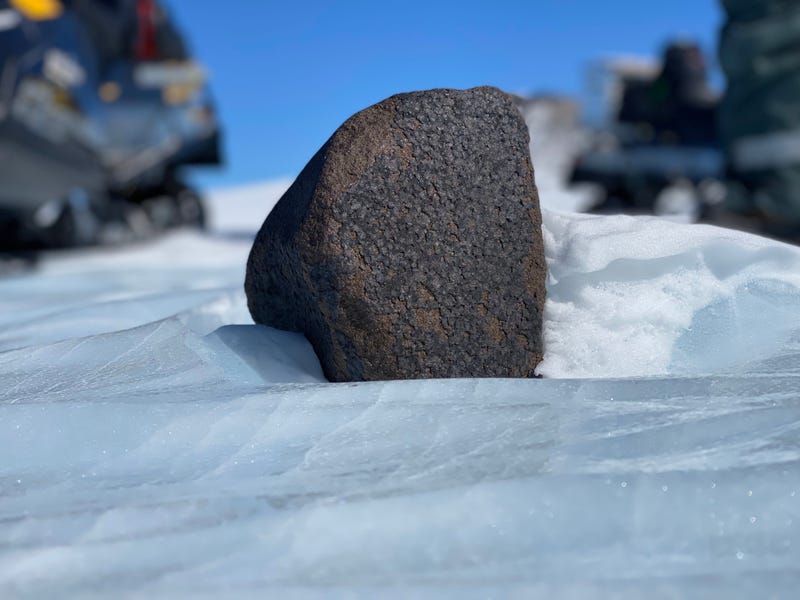 meteorite on ice