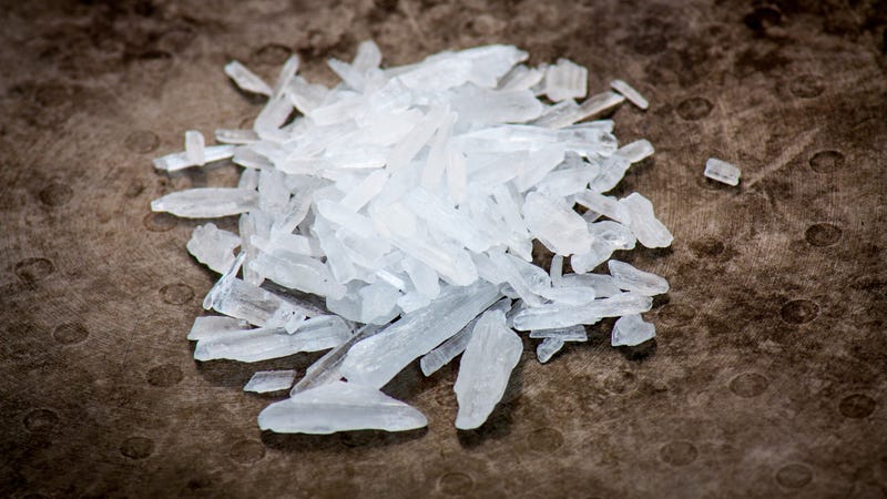Methamphetamine also known as crystal meth 