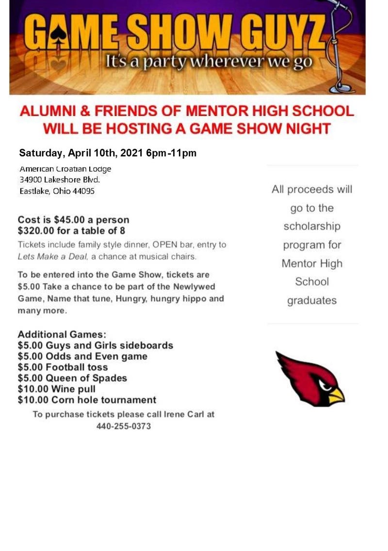 Mentor High School Charity Event