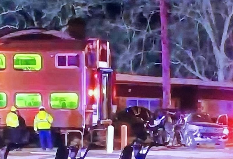 Metra train SUV crash