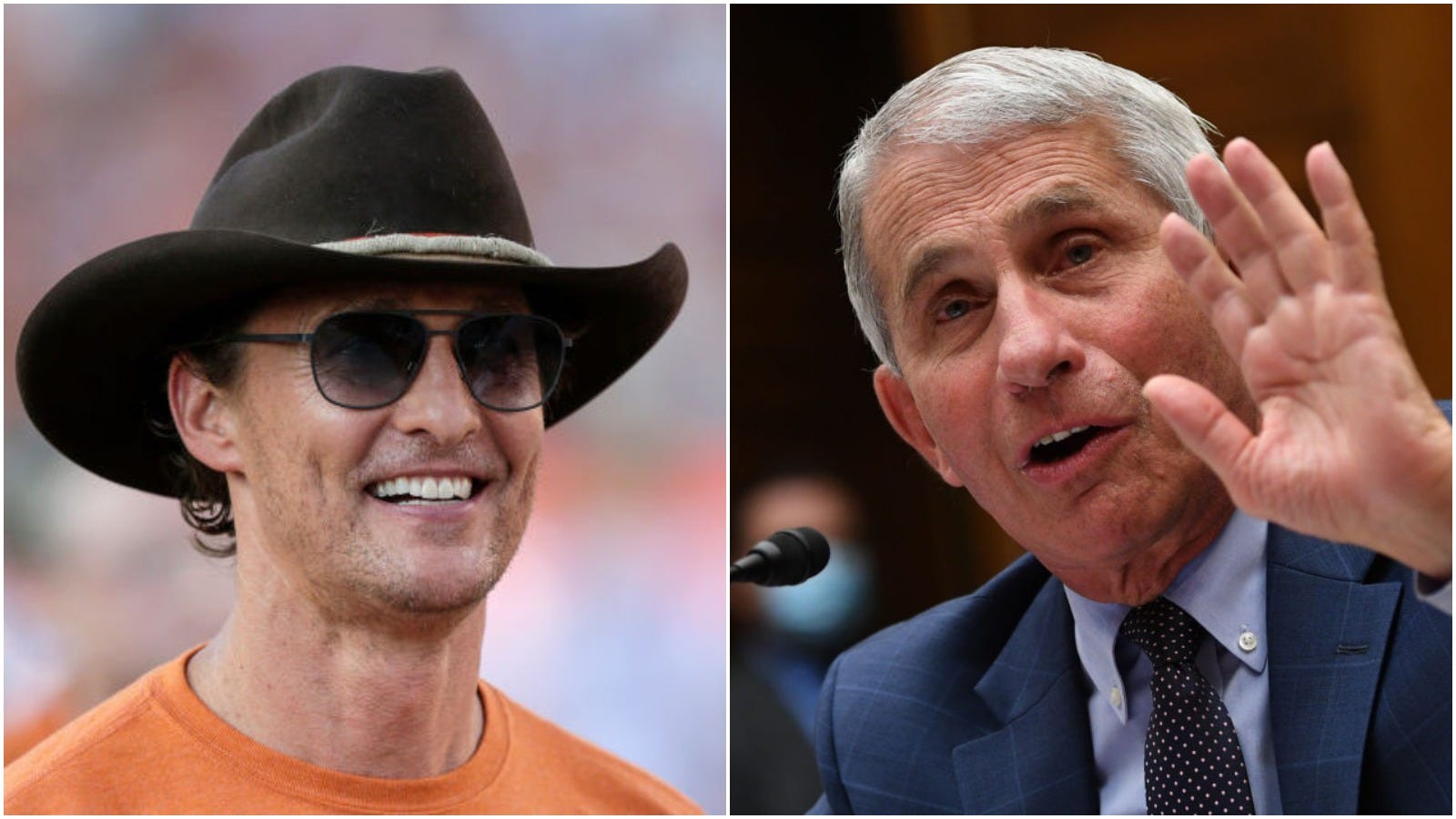 Matthew McConaughey Grills Fauci on COVID: ‘True-False: Sunlight Kills the Virus?’