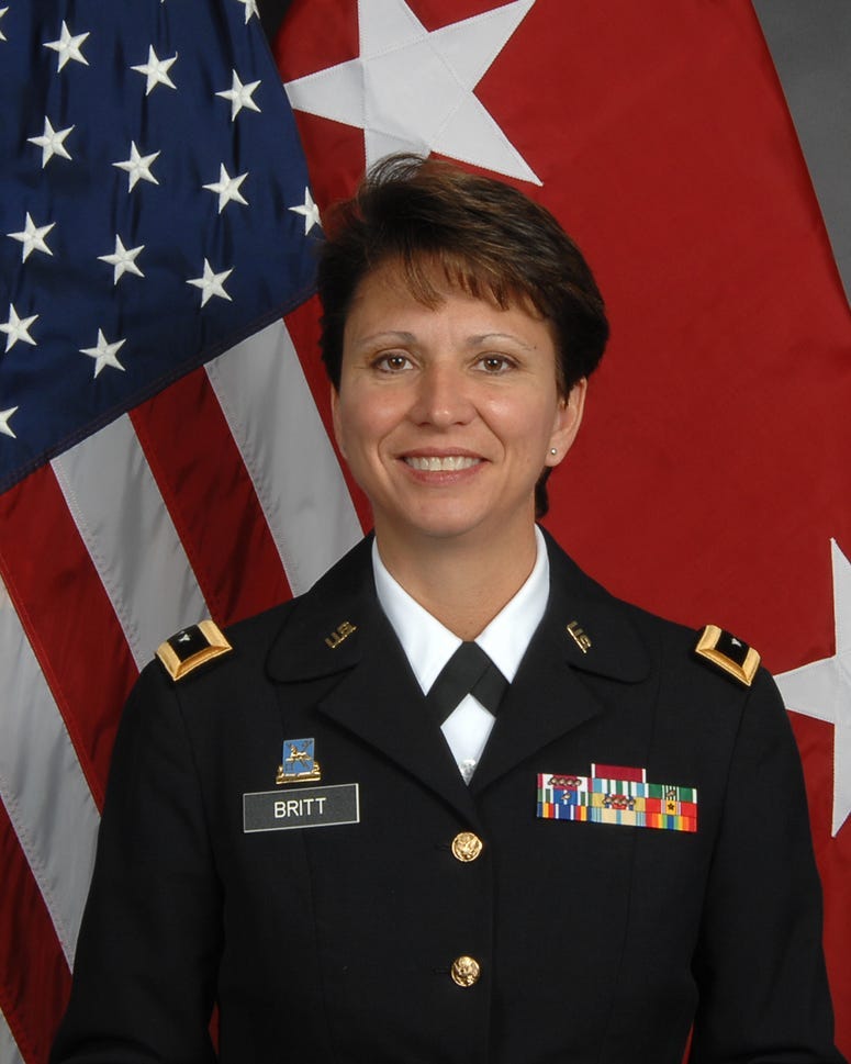 Maj. Gen. Maria Britt