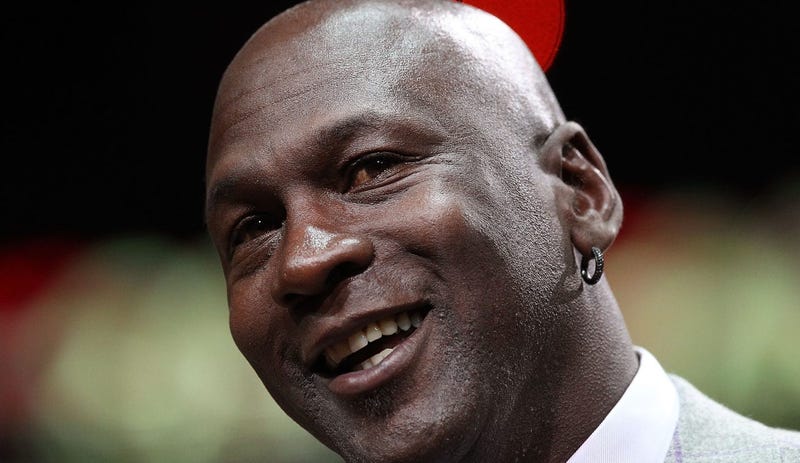 Michael Jordan smiles during a return to the United Center in 2011.