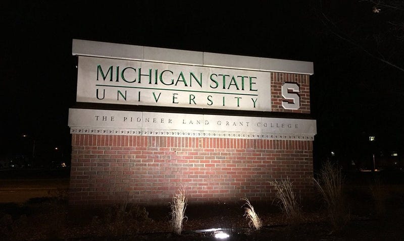 Michigan State University sign