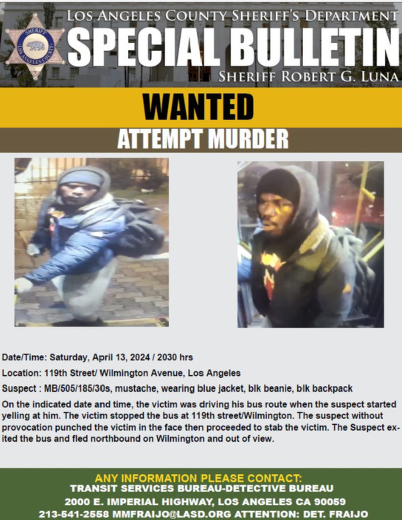 Bus driver attacker