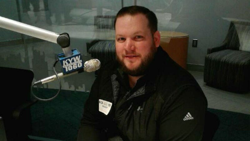 New Widener University football coach Mike Barainyak stopped by the KYW Newsradio studios.