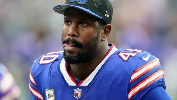 Beane: Von Miller to practice, play while facing domestic violence charge