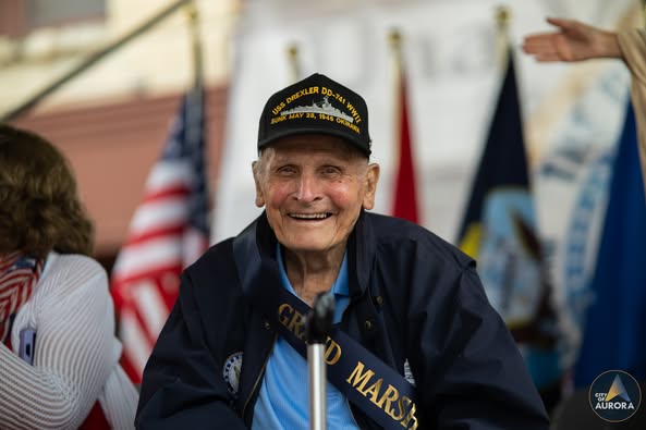 U.S. Navy veteran Richard "Dick" Miller served as Grand Marshall for Aurora's Memorial Day Parade in 2024
