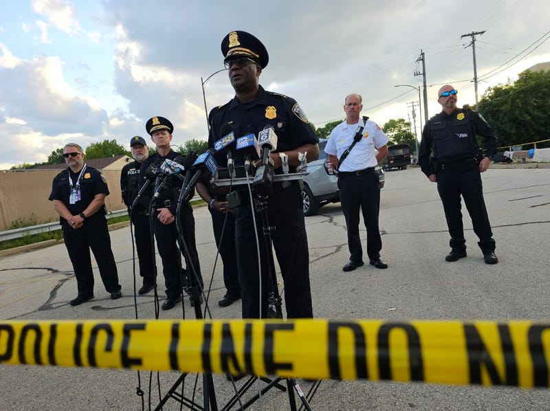 Milwaukee Police hold press conference following deadly shooting. 