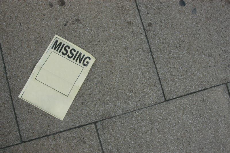 a poster for a missing child or person