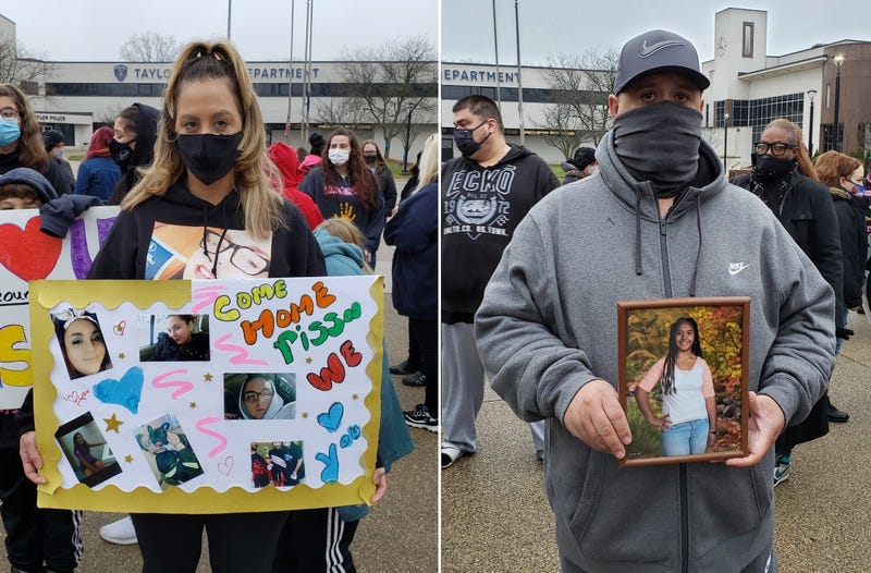 Mary Beth Peters and Ramone Alvarado are searching for their missing teen daughters