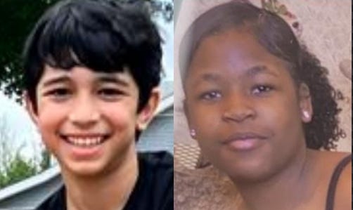 Detroit Police are searching for two missing young people -- 12-year-old Meiya Casey, who was last seen early Saturday morning, and 13-year-old Yousif Alogaili, who disappeared Monday morning.