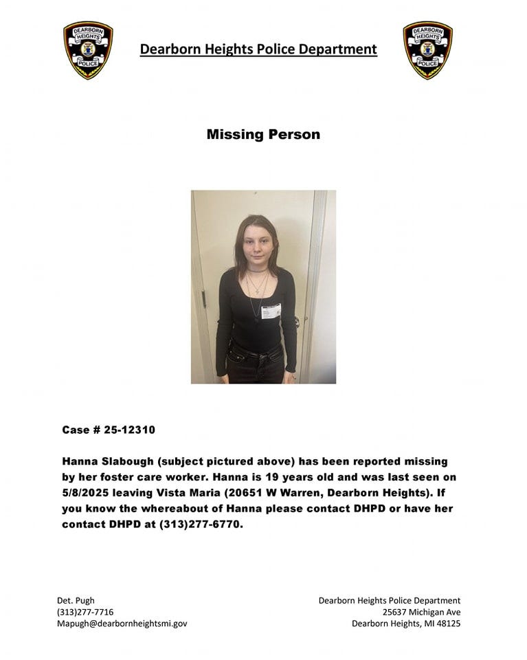 Dearborn Heights Police release information about a missing teenage girl