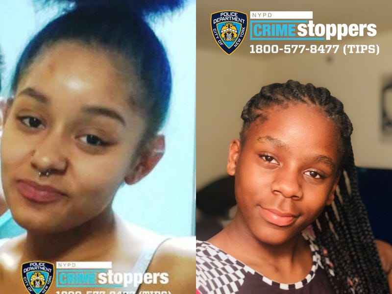 Najah Rodriguez and Nevaeh Reid (left to right)