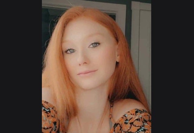 a missing 31-year-old Pontiac, Michigan, women with red hair
