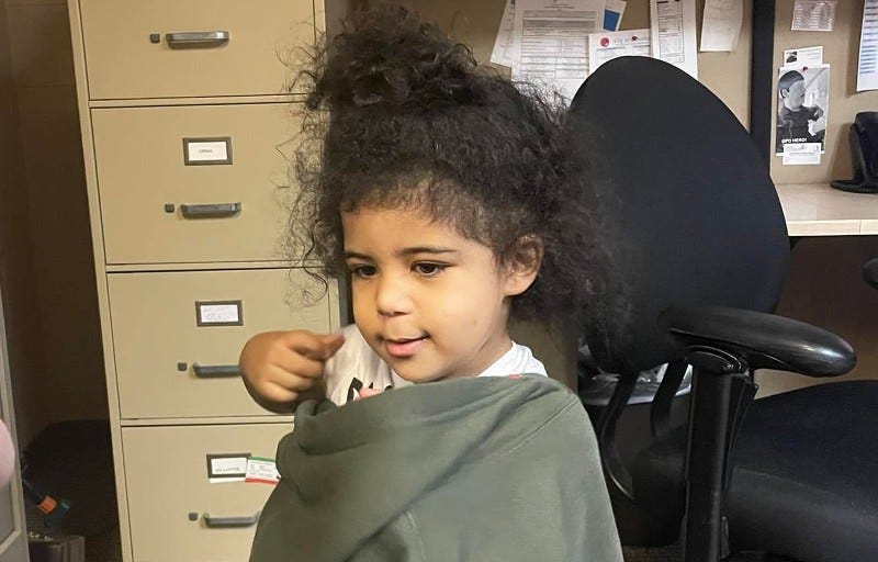 Downriver police said social media helped them locate the family of a found little girl within an hour after they posted the girls' photo to their Facebook page Thursday morning.