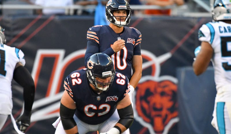 Bears quarterback Mitchell (10) prepares to take a snap.