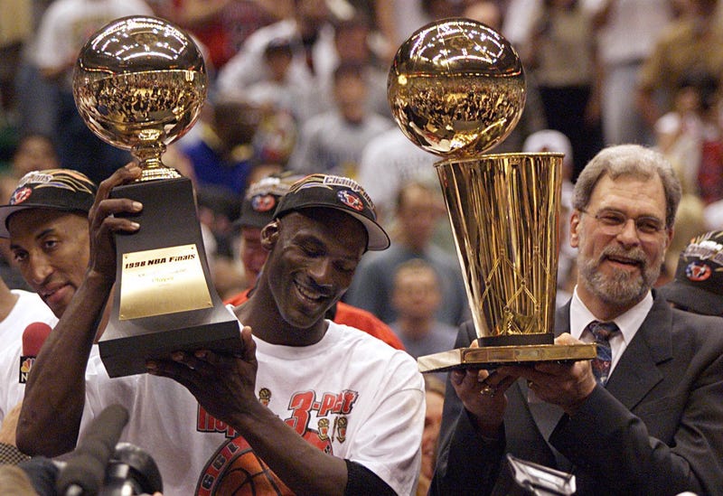 Michael Jordan Phil Jackson Bulls