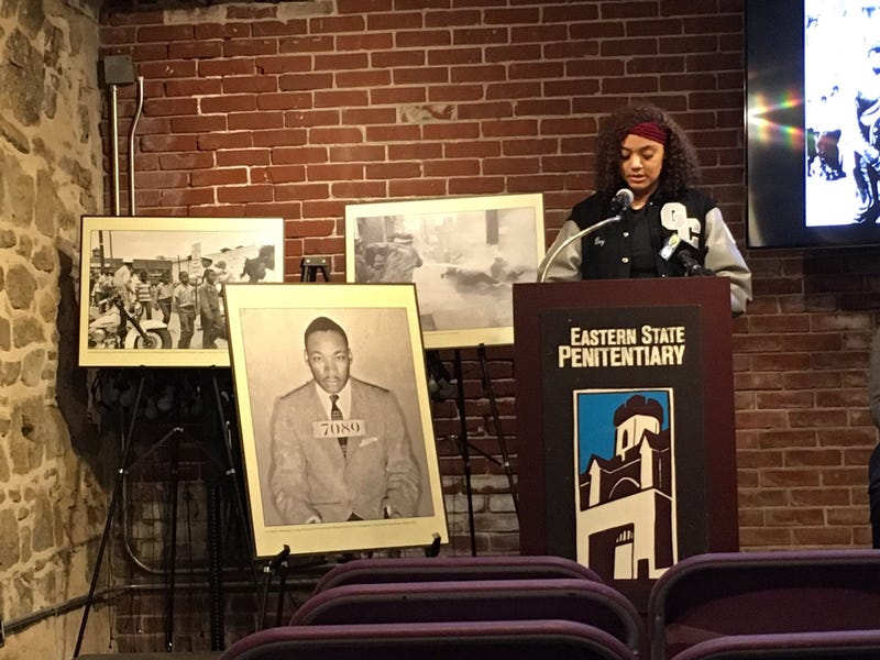 Community leaders, students and professional actors read excerpts from King's landmark 1963 texts "Letters from Birmingham Jail." 