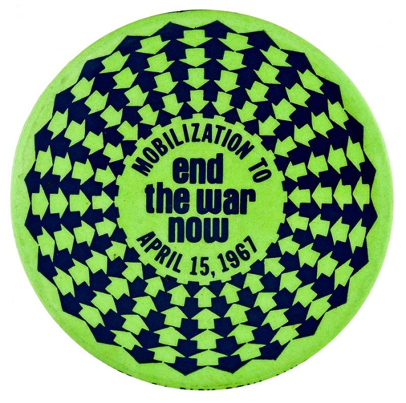 Anti-war movement protest poster