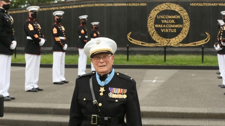 ​​​​​​​Iwo Jima Medal of Honor recipient recounts his experiences during battle