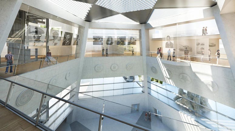 MoH museum interior rendering