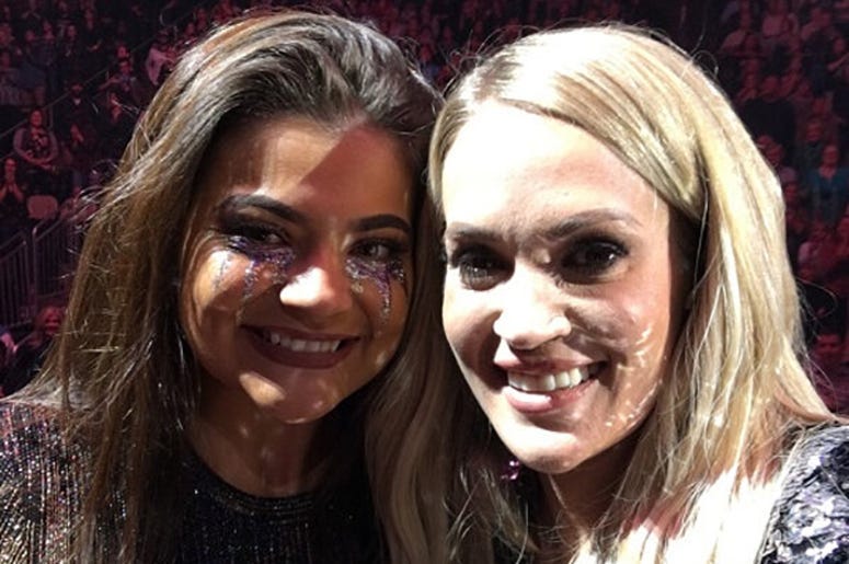 Molly and Carrie Underwood