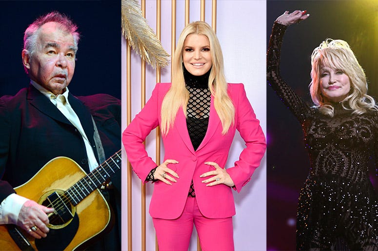 John Prine, Jessica Simpson, Dolly Parton