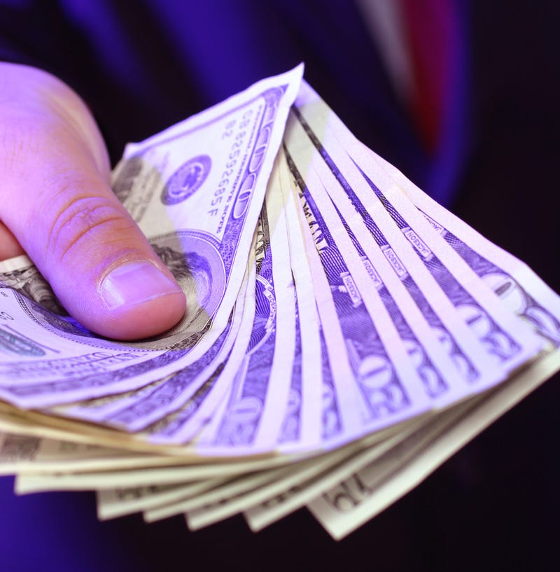 money offered as bribe