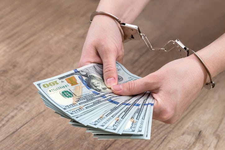 Woman charged with embezzling from COVID patients
