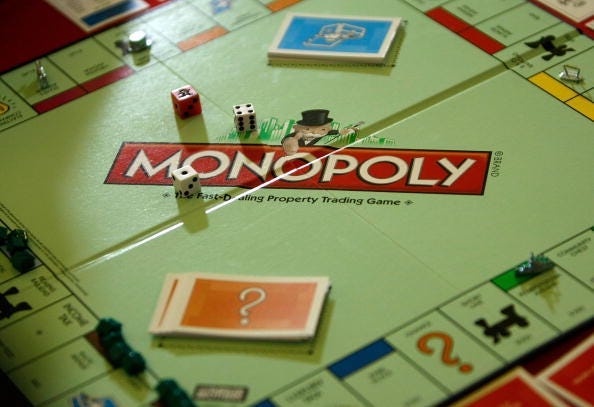 Disney Villain Monopoly, Board Game, Disney, Family Game Night, Poison Apple, Card