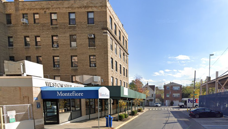 A woman was struck and killed outside Montefiore Westchester Square Campus in the Bronx early Saturday morning and police are searching for the runaway driver.