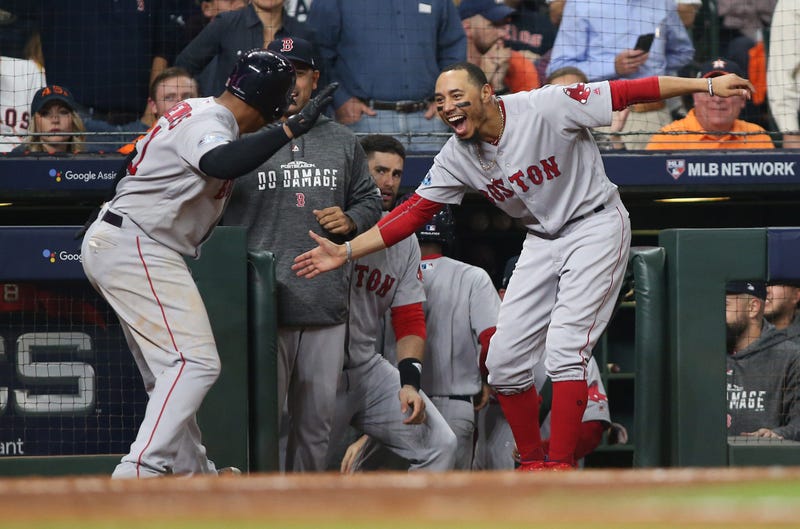 Mookie Bretts and Rafael Devers