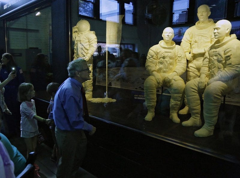 Apollo 11 astronauts made out of butter