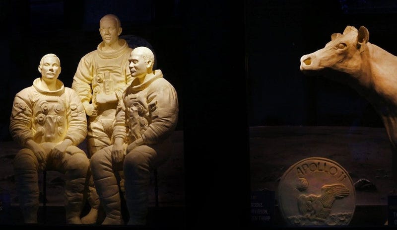 Apollo 11 astronauts made out of butter