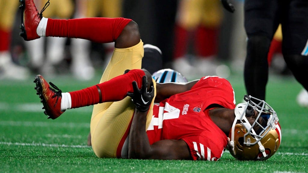 Injuries dampen mood after 49ers dominating win vs. Panthers