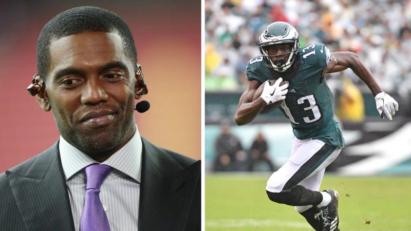 Randy Moss and Nelson Agholor