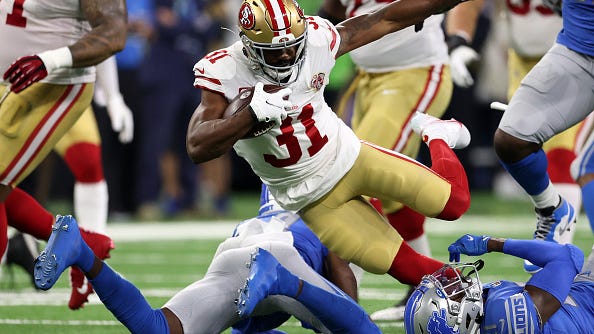 Raheem Mostert's wife reveals couple received 'thousands' of hate messages after injury
