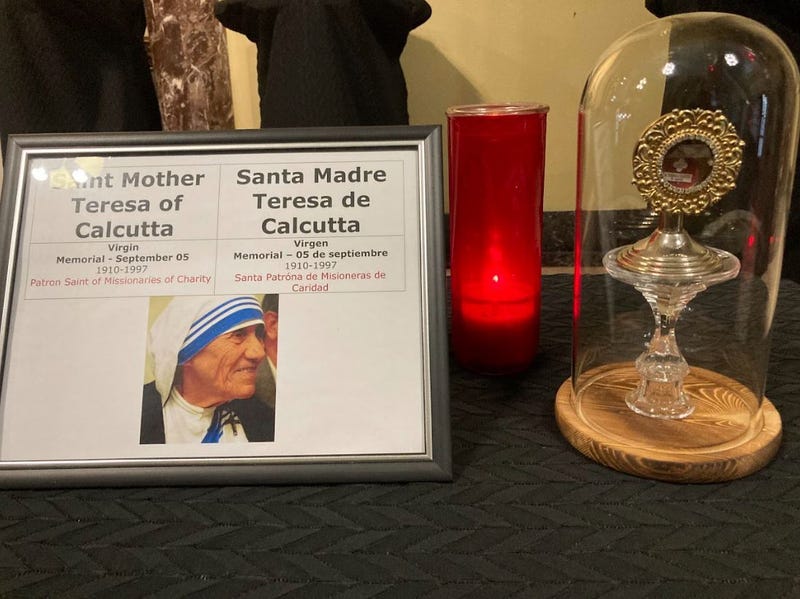 Relic from Saint Mother Teresa