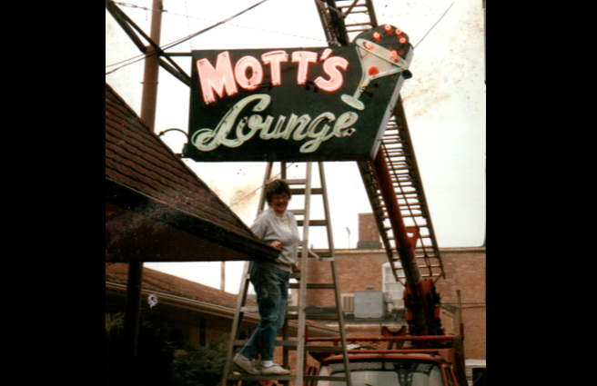 Mott's Lounge, in Burlington, Ill., is celebrating 100 years in business later this month.