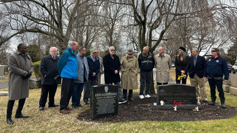 Mourners came together at Ivy Hill Cemetery to honor Joseph Augustus Zarelli on what would have been his 71st birthday.