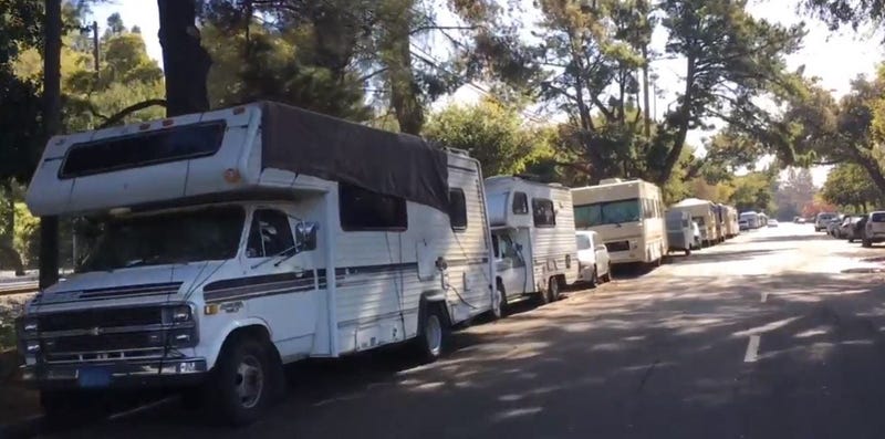 Mountain View Deals With Hundreds Of RVs Parking On City Streets